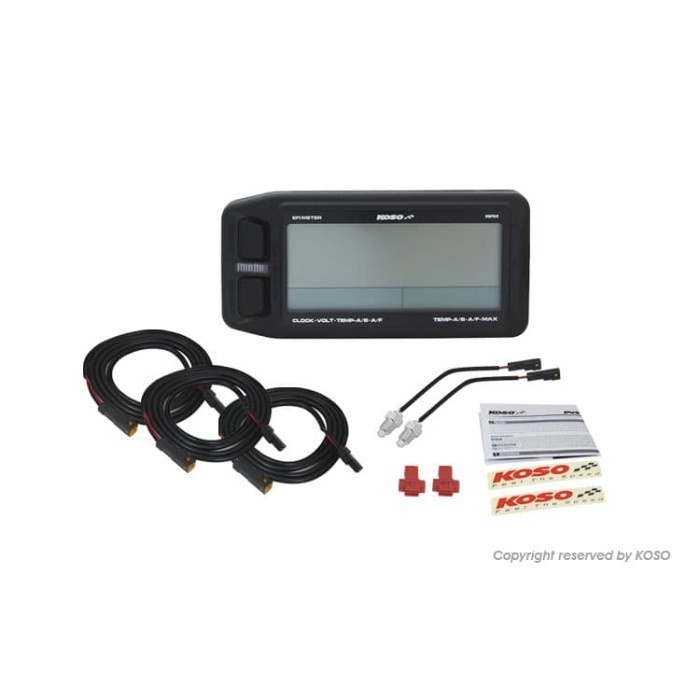 [Baru] Speedometer Multifungsi - Efi Multi Meter Rpm/Jam/Temperature/Afr Koso Terbatas