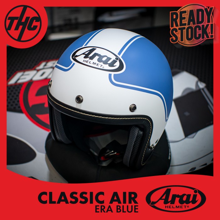 [Baru] Arai Classic Air Era Blue Retro Half Face Helm Original Bisa Sameday