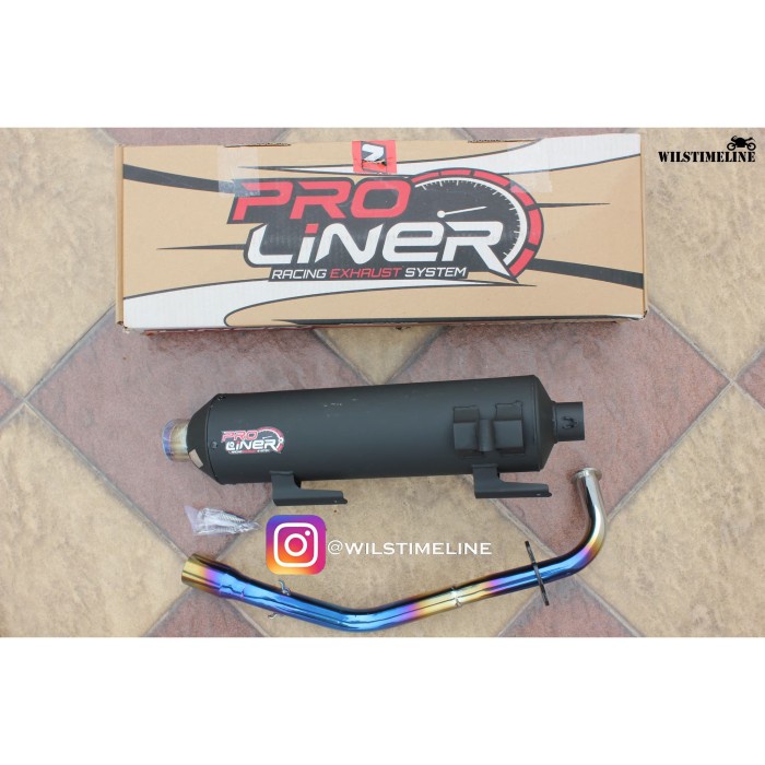 ✨New Ori Knalpot Proliner Type Standart Racing Bl Untuk Yamaha Nmax Berkualitas