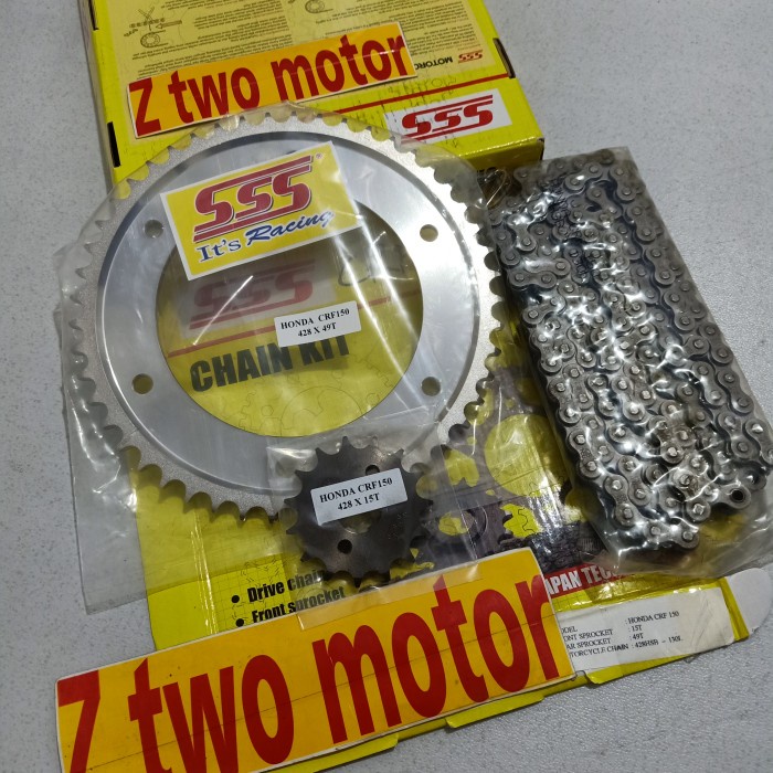 ✨Ori Gear Gir Set Gear Gir Paket Crf150 Gear Sss Crf150 Gear Plus Rantai Bisa Gojek