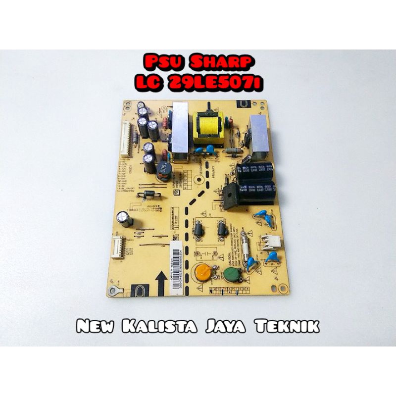 POWER SUPLY TV SHARP 29LE507I ORIGINAL OPVP-0201 PSU SHARP 29LE507i REGULATOR TV 29LE5071 PSU LC29LE
