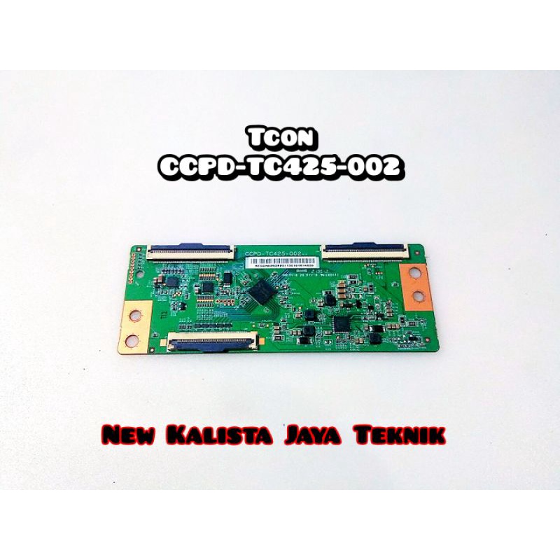 TCON TV LED 43 INCHI CCPD-TC425-002 TICON CCPD-TC425-002 TIMING CONTROL CCPD-TC425-002 LOGIC ORIGINA