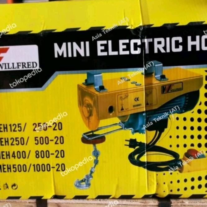 Electric Hoist Electrik Hoist Katrol Elektrik Listrik Willfred 500Kg