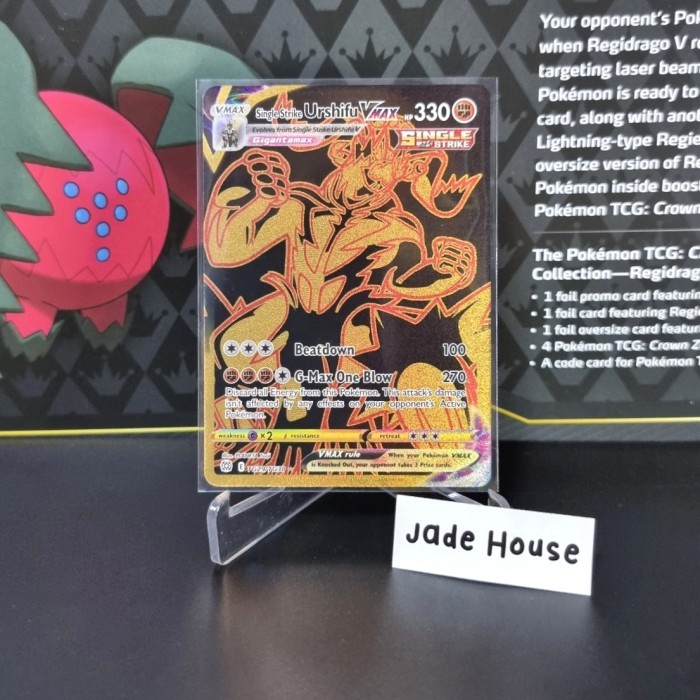 ✅New Single Strike Urshifu Vmax Tg29/Tg30 - Kartu Pokemon Tcg English Diskon