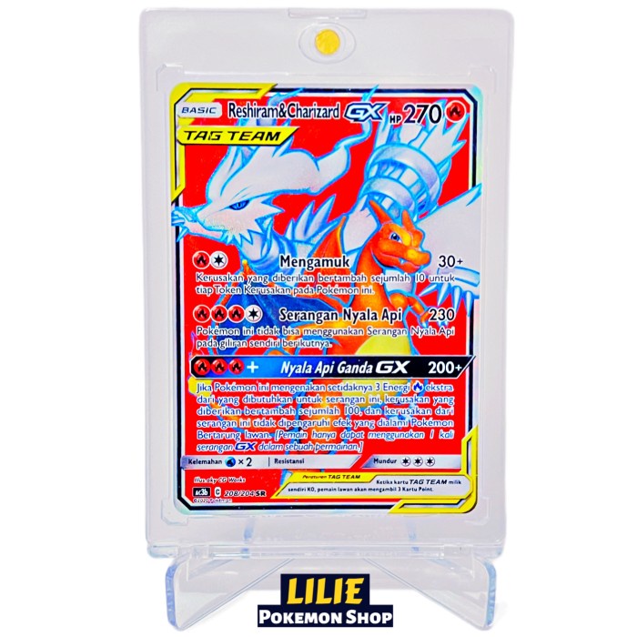 ✅New Reshiram  Charizard Gx Sr - Pokemon Tcg Indonesia Bisa Sameday
