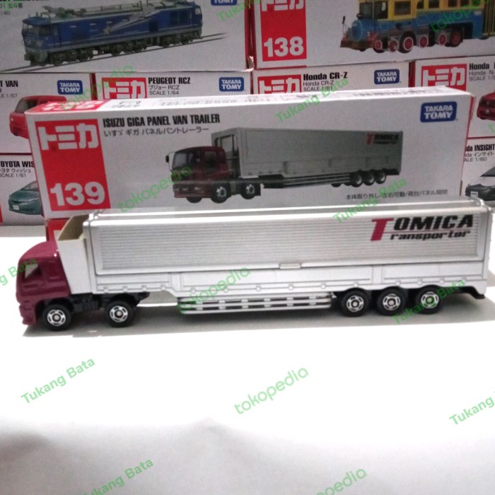 ✅COD Tomica Isuzu Giga Panel Van Trailer 139 Terbatas