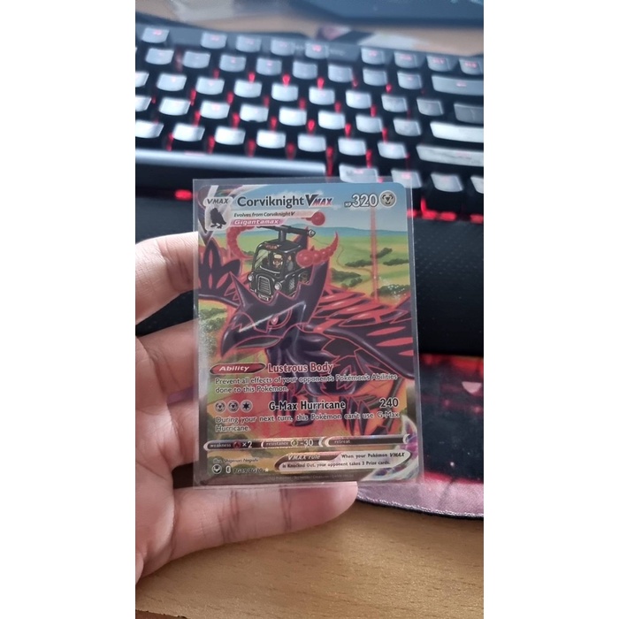 ✅New Corviknight Vmax - Tg19/Tg30 - Ultra Rare Sword  Shield: Silver Tempe Bisa Sameday
