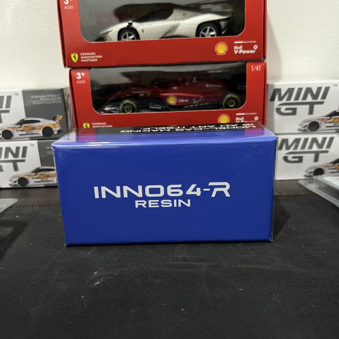 ✨New Inno 64 Resin Nissan Skyline Lbwk R34 Blue Metallic Bisa Sameday