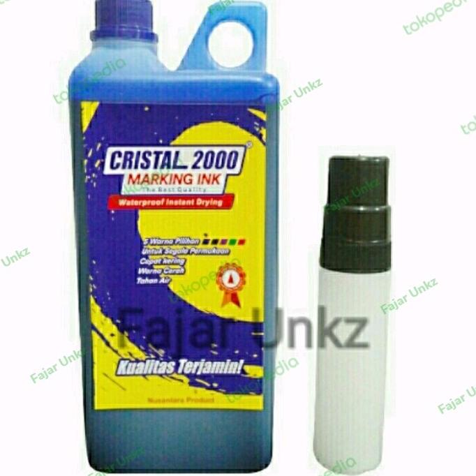 

Tinta Spidol Permanen Karung Refill / Tinta Karung warna biru