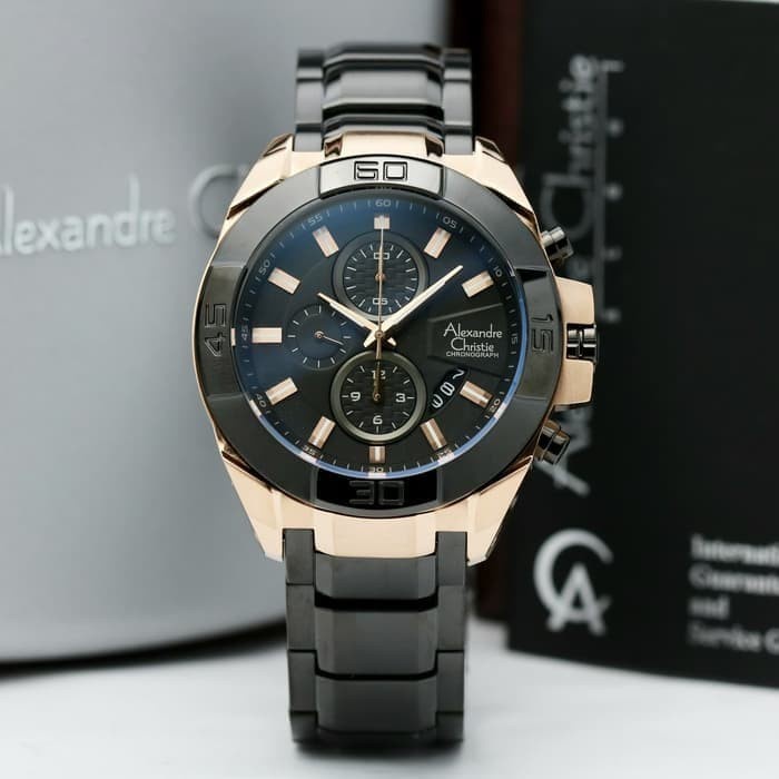 ✅Termurah Alexandre Christie 6224Mc / 6224 Mc / Ac6224 Black Rose Original Limited