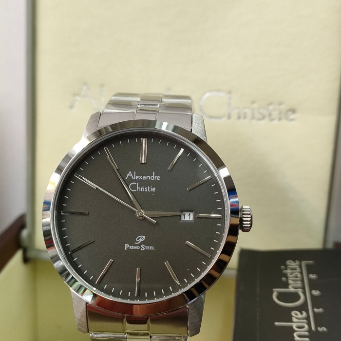 ✅Ori Jam Tangan Pria Original Alexandre Christie Acf 1007 Md All Steel Limited
