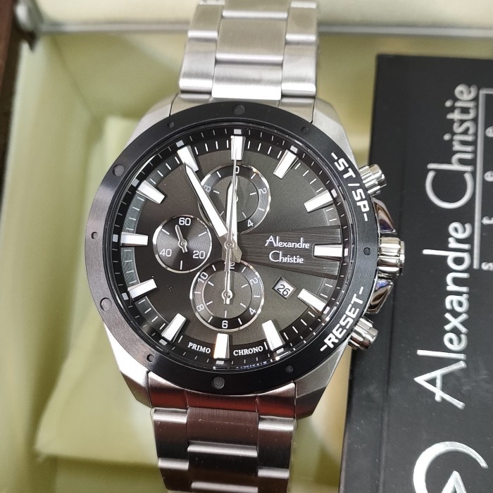 ✅Sale Jam Pria Original Alexandre Christie Acf 6669 Mc All Solid Stainless Terbaru