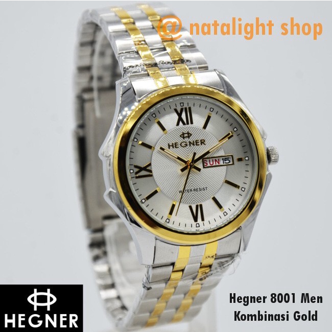 ✅Ori Jam Tangan Pria Hegner Original 8001 Rantai Mewah Terbaru Berkualitas