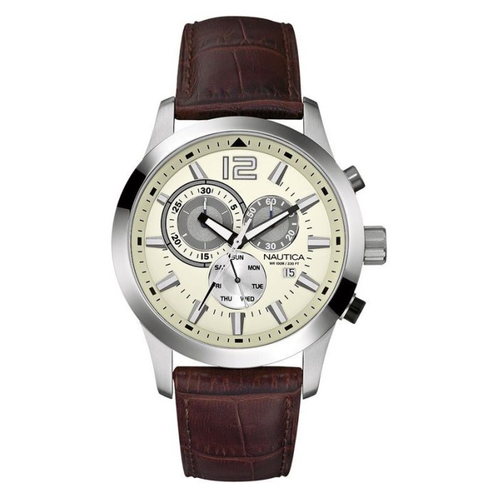 ✅Sale Nautica Watch Ncs 600 Chrono A15549G Terbatas