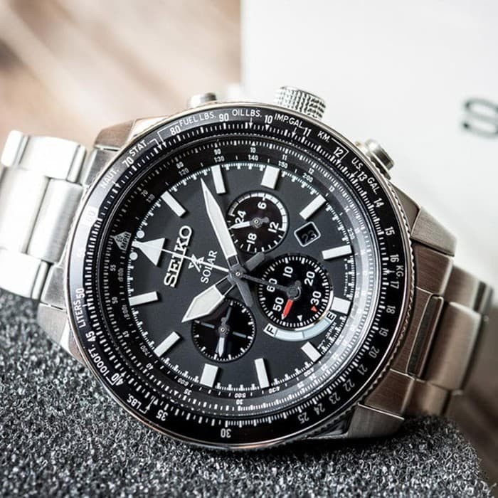 ✅Sale Jam Tangan Seiko Original Flightmaster Ssc607P1 Original 100 Bisa Sameday