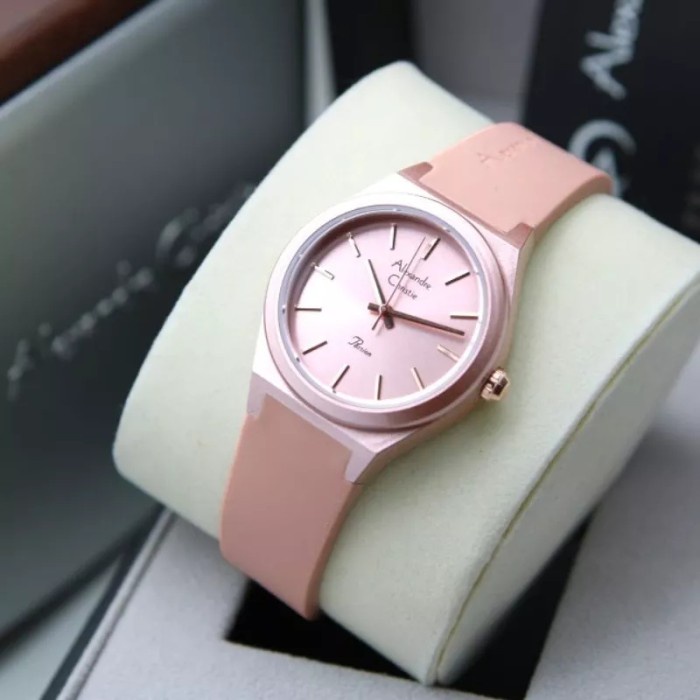 ✅New Alexandre Christie 2A07 Ac 2A07 Ac 2A07 Peach Wanita Original Limited
