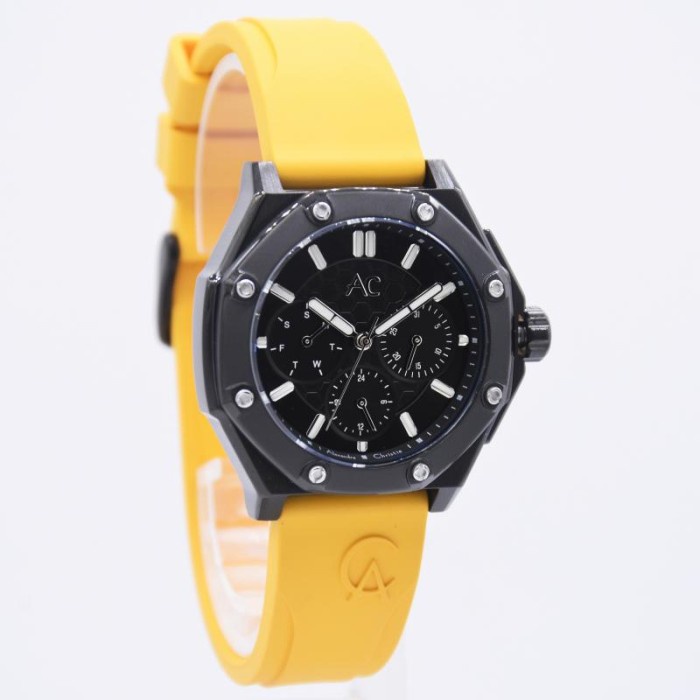 ✅New Alexandre Christie Ac 9601LrRb- Jam Tangan Wanita Original - Kuning Bisa Sameday