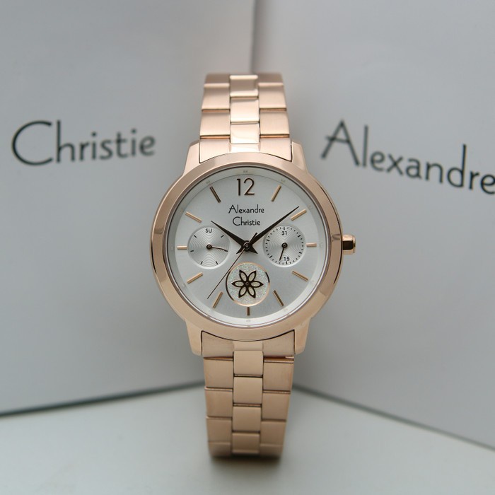✅Baru Alexandre Christie Ac 2888 / Ac 2888Bf Rosegold Original  Garansi Bisa Gojek