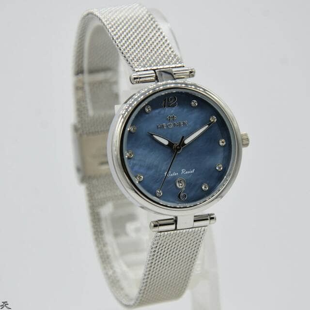 ✅Ori Jam Tangan Wanita / Cewek Hegner 1625Ls Blue Terbatas