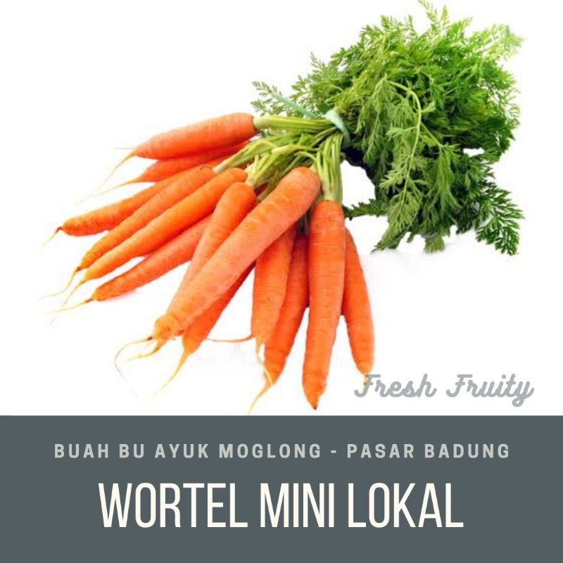 

wortel mini atau baby carrot