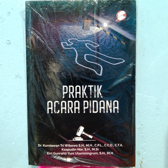 

Praktik Acara Pidana Dr Kurniawan Tri Wibowo SH