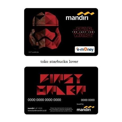 Kartu Emoney Etoll Mandiri Saldo 0-Star Wars Thelastjedi- Stormtrooper