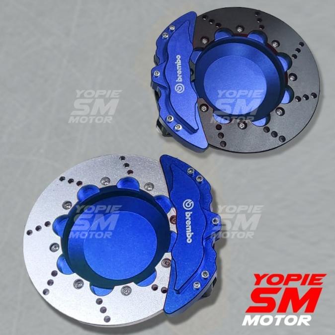Asbak Model Big Brake Kit Ala Brembo Biru