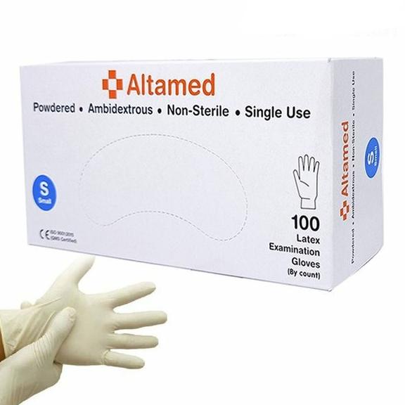 Terjangkau Sarung Tangan Latex Altamed / Altamed Latex Glove isi 100's 