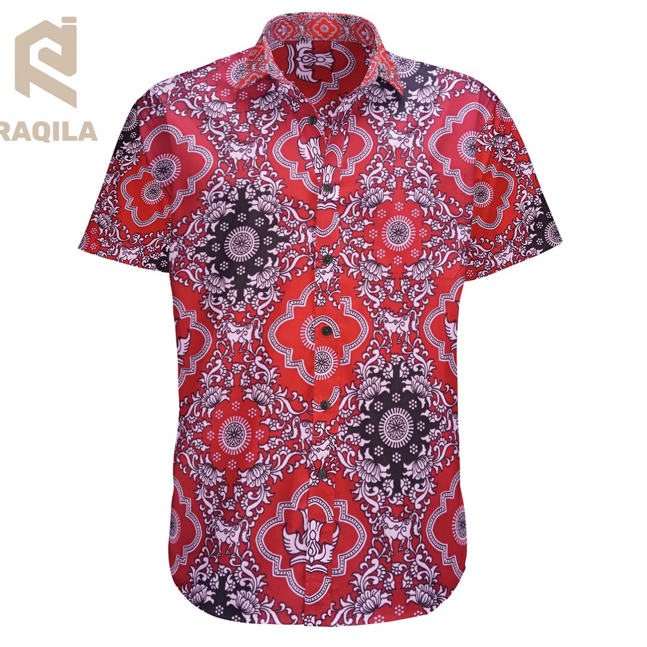 %POT~@ Baju seragam Batik SD motif tunas lengan pendek Tidak mahal