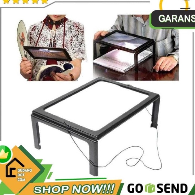 

Kaca Pembesar Bentuk Meja dengan Lampu LED - HL-A4 ♚adfღ