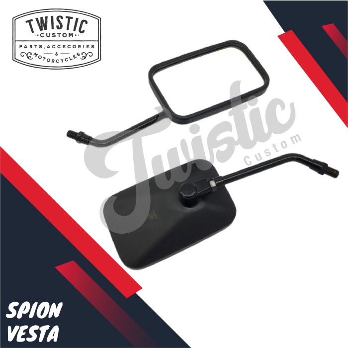 SPION KOTAK RETRO KLASIK VESTA MOTOR CB GL PRO MEGAPRO VIAR HONDA