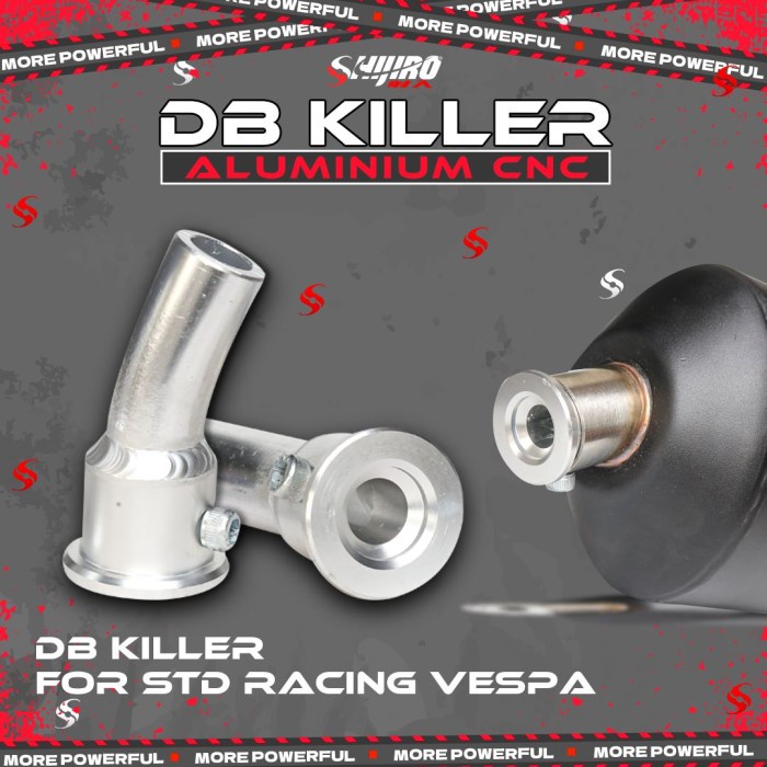✨New Ori Db Killer Peredam Knalpot Shijiro Tipe Standar Racing Vespa Matic Bisa Gojek