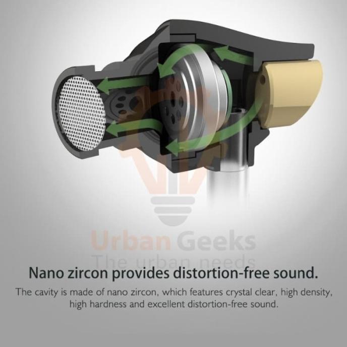 Headset Rock Zircon Original Earphone Iem Headset Stereo Bass