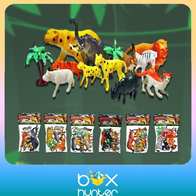 Trend Mainan Miniatur Hewan Liar | Miniature Toys Wild Animals Pengiriman Cepat