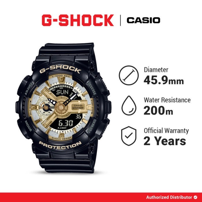 [READY INSTANT] G-Shock Jam Tangan Wanita GMA-S110GB-1ADR Analog Original