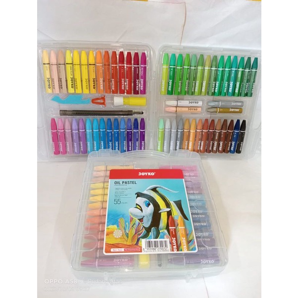 

Oil pastel/ Crayon JOYKO isi 55 warna