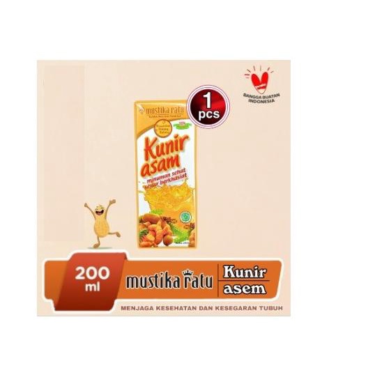 

Mustika Ratu Minuman Kunir Asam Kotak 200 Ml