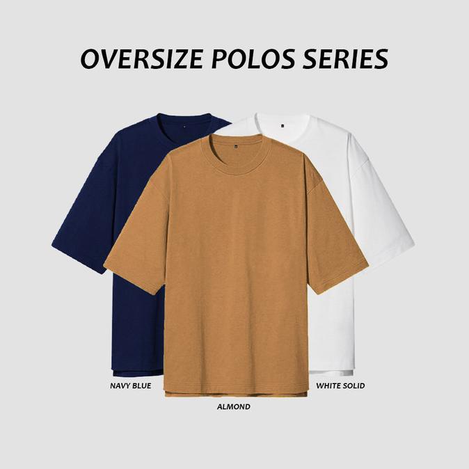 Kaos Polos Oversize Pria | Kaos Oversize Pria Polos Tanpa Saku