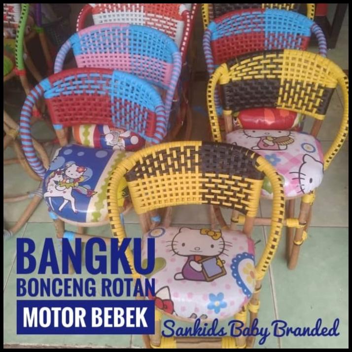 BEST DEAL BANGKU KURSI BONCENG MOTOR BEBEK/ KURSI ROTAN /KURSI ANAK MOTOR BEBEK 