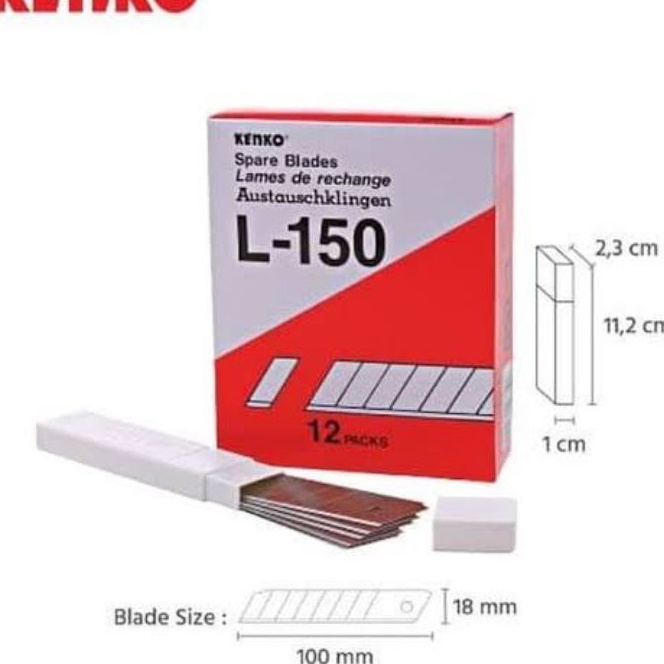 

[F14-✪] Isi Cutter L-150 Kenko➸.!!