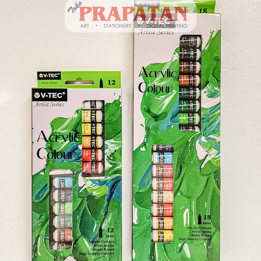 

[S30-㊛] Cat Akrilik Set V-TEC 6ml | V-TEC Acrylic Set✓.!!