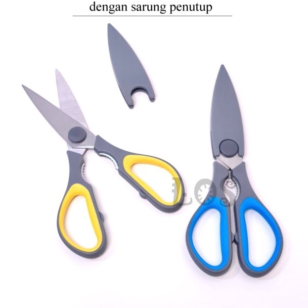 

Gunting Serbaguna dengan Sarung Pengaman VR - Biru ⋆dub✰