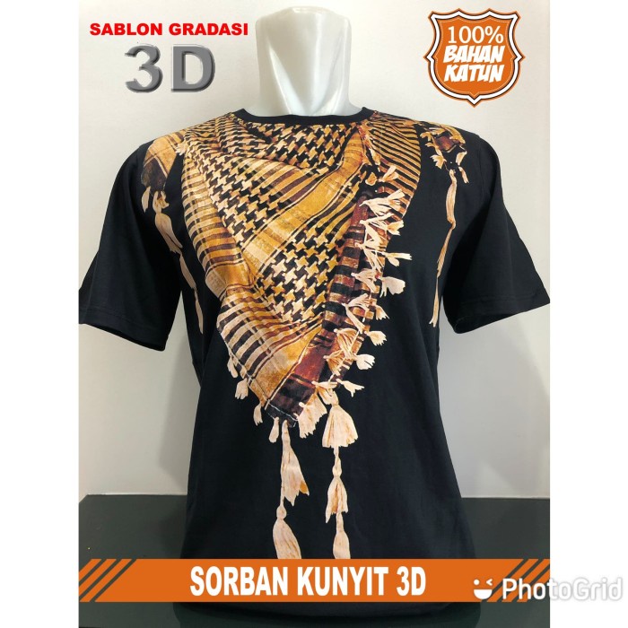 Sorban SORBAN KUNING/KAOS DISTRO /BAJU COWOK /TSHIRT PRIA(L4C0) Sorban Yaman Sorban Haji Sorban Pale