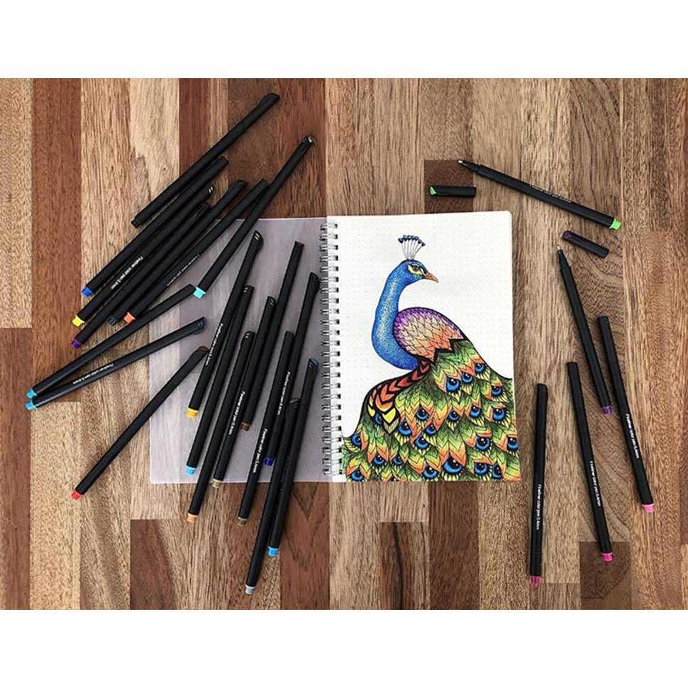 

Tlevino Pena Warna Drawing Pen Fine Point Art Watercolor 0.4Mm - Tv4