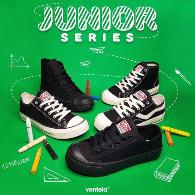 WRYP4363  Sepatu Sekolah Anak SD Original Ventela shoes Junior