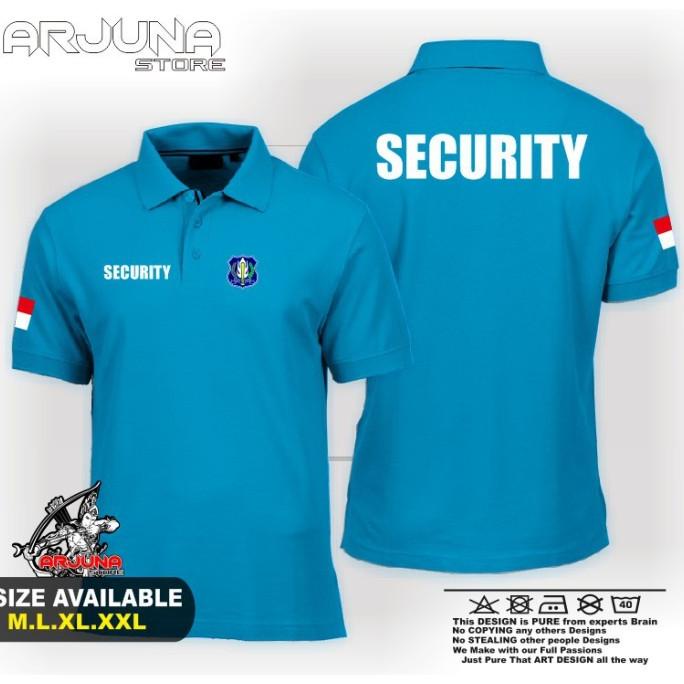 Kaos Polo / Polo Shirt Security Kaos Satpam Terbaru Kualitas Terbaik