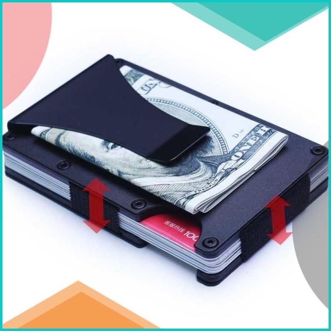 

Dompet Kartu Anti RFID dengan tempat jepit / Klip Uang 20JVLZ3 perkakas