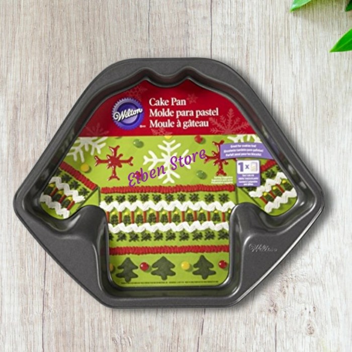 

✅Termurah Wilton Sweater Christmas Cake Pan Non Stick / Loyang Sweater Natal Terbatas