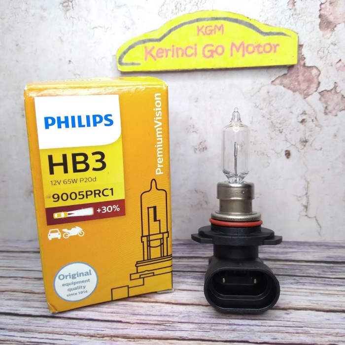Bohlam Halogen Philips HB3 12V 65W 9005PRC1 - Foglamp Philips HB3 BEST DEAL