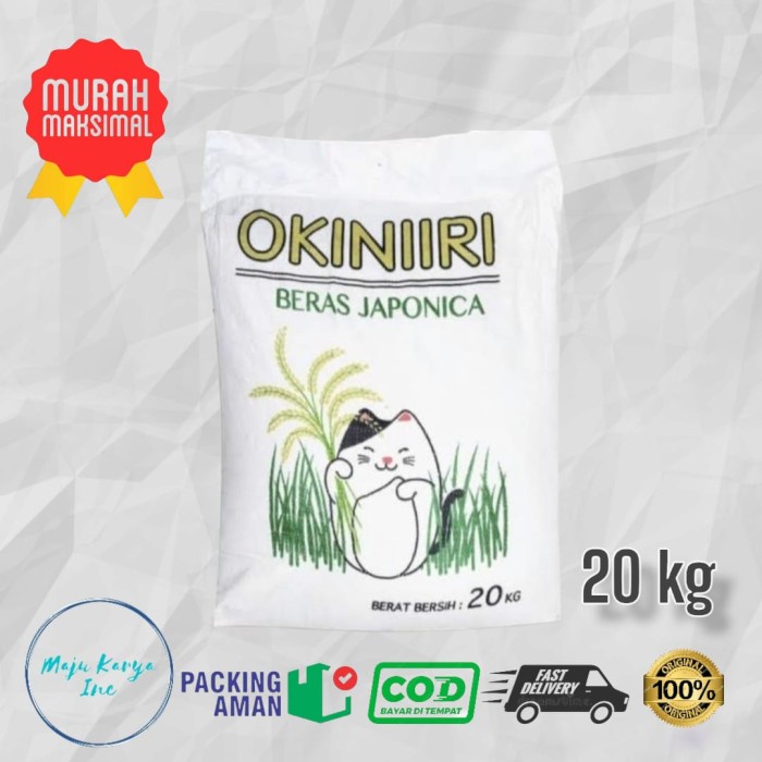 

Beras Japonica Okiniri 20 kg Good Quality Beras Jepang / Sushi